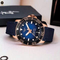 Đồng Hồ Nam Tissot Automatic T120.407.37.041.00 Seastar 1000 Powermatic 80 Dây Dù Mặt Xanh Sapphire
