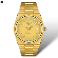 Đồng Hồ Nam Tissot Quartz  PRX Champagne Dial Gold 40mm T137.410.33.021.00 (T1374103302100 )