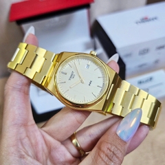 Đồng Hồ Nam Tissot Quartz  PRX Champagne Dial Gold 40mm T137.410.33.021.00 (T1374103302100 )