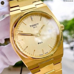 Đồng Hồ Nam Tissot Quartz  PRX Champagne Dial Gold 40mm T137.410.33.021.00 (T1374103302100 )
