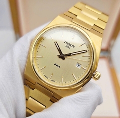 Đồng Hồ Nam Tissot Quartz  PRX Champagne Dial Gold 40mm T137.410.33.021.00 (T1374103302100 )