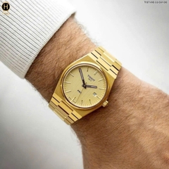 Đồng Hồ Nam Tissot Quartz  PRX Champagne Dial Gold 40mm T137.410.33.021.00 (T1374103302100 )