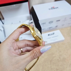 Đồng Hồ Nam Tissot Quartz  PRX Champagne Dial Gold 40mm T137.410.33.021.00 (T1374103302100 )