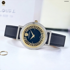 Đồng Hồ Nữ Versace Quartz Greca Chic VE3D00122 Dây Da Mặt Xanh Lam Sapphire