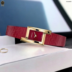 Đồng Hồ Nữ Versace Quartz Greca Icon Red VELU00319 Dây Da Mặt Đỏ Sapphire