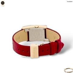 Đồng Hồ Nữ Versace Quartz Greca Icon Red VELU00319 Dây Da Mặt Đỏ Sapphire