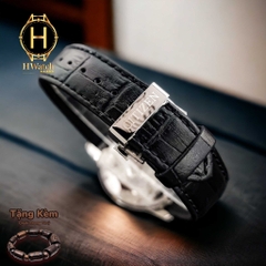 Đồng Hồ Nam Citizen NK0001-17X Automatic Dây Da Đen Mặt Vàng Nhạt