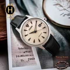 Đồng Hồ Nam Citizen NK0001-17X Automatic Dây Da Đen Mặt Vàng Nhạt
