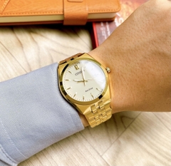 Đồng Hồ Nam Citizen Quartz Eco-Drive BM7332-61P Gold