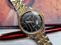 Đồng Hồ Nam Citizen Quartz BI1054-80E Dây Sắt Demi