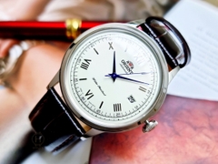 Đồng Hồ Orient Bamino gen II SAC00009W0 Automatic ( Bản Nội Địa Japan ) Mặt Trắng Kim Xanh Nam