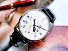 Đồng Hồ Orient Gen 3 White SAK00002S0-B Automatic Dây Da Nam
