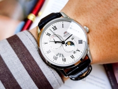 Đồng Hồ Orient Gen 3 White SAK00002S0-B Automatic Dây Da Nam