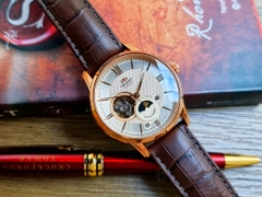 Đồng Hồ Nam Orient Automatic Sun And Moon 4  Open Heart Rose RA-AS0003S00B ( RA-AS0003S10B ) ( RN-AS0002J )