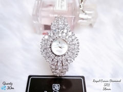 Đồng Hồ Nữ Royal Crown Quartz 5711  Dây Sắt Chính Hãng 
