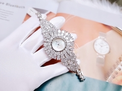 Đồng Hồ Nữ Royal Crown Quartz 5711  Dây Sắt Chính Hãng 