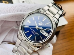 Đồng Hồ Nam Seiko 5 Autoimatic SNKD99K1 Dây Thép Trắng Mặt Xanh Dương