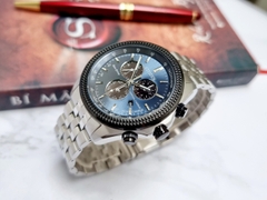 Đồng Hồ Nam Citizen Quartz Eco-Drive PERPETUAL CALENDAR BL5568-54L Dây Sắt Mặt Xanh