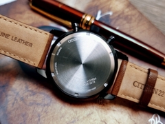 Đồng Hồ Nam Citizen Quartz Eco-Drive CA4505-12E Choronograp  Dây Da Mặt Đen