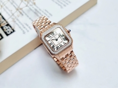 Đồng Hồ Nữ GV2 by Gevril Quartz Milan Diamond Swiss Rose 12111B