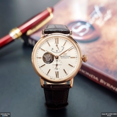 Đồng Hồ Nam ORIENT Automatic RE-AV0001S00B Dây Da  Đen Vỏ Mạ Rose