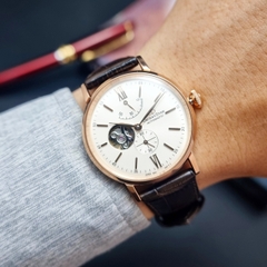 Đồng Hồ Nam ORIENT Automatic RE-AV0001S00B Dây Da  Đen Vỏ Mạ Rose