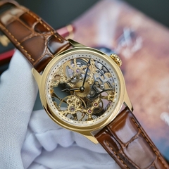 Đồng Hồ Nam Thomas Earnshaw Automatic ES-8049-02  Dây Da Nâu Vỏ Vàng