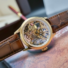 Đồng Hồ Nam Thomas Earnshaw Automatic ES-8049-02  Dây Da Nâu Vỏ Vàng