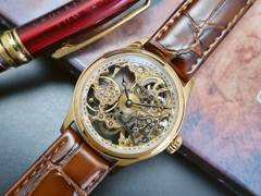 Đồng Hồ Nam Thomas Earnshaw Automatic ES-8049-02  Dây Da Nâu Vỏ Vàng