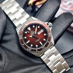 Đồng Hồ Nam Orient Mako  RA-AA0814R19B  Automatic Dây Sắt Mặt Đỏ Sapphire