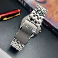 Đồng Hồ Nam Citizen Quartz Eco-Drive PERPETUAL CALENDAR BL8140-80L Dây Sắt Mặt Xanh