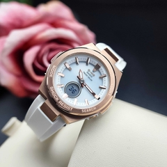 Đồng Hồ Nữ  Casio Baby G  MSG-S200G-7A Dây Nhựa Vỏ Rose Mặt Trắng