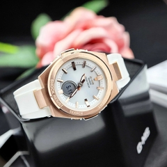 Đồng Hồ Nữ  Casio Baby G  MSG-S200G-7A Dây Nhựa Vỏ Rose Mặt Trắng