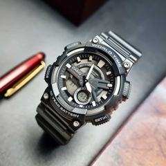 Đồng Hồ Nam Casio Quartz Điện Tử World Time AEQ-110W-1BVDF Dây Nhựa Mặt Đen