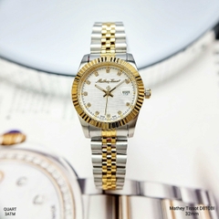 Đồng hồ Nữ Mathey Tissot D810BI Quartz Dây Sắt Demi Gold