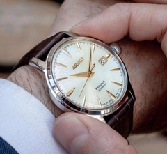 Đồng Hồ Nam Seiko Automatic Presage SRPC99J1 Dây Da Mặt Ngà
