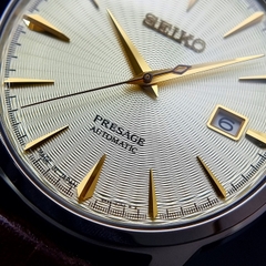 Đồng Hồ Nam Seiko Automatic Presage SRPC99J1 Dây Da Mặt Ngà
