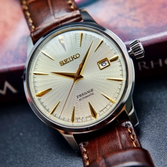 Đồng Hồ Nam Seiko Automatic Presage SRPC99J1 Dây Da Mặt Ngà