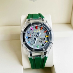 Đồng Hồ Nam Casio Quartz Gsock GA-2100 Custom  Dây Nhựa Full Màu Sport