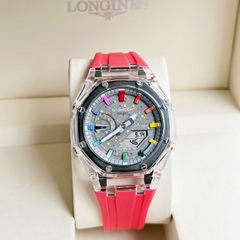 Đồng Hồ Nam Casio Quartz Gsock GA-2100 Custom  Dây Nhựa Full Màu Sport