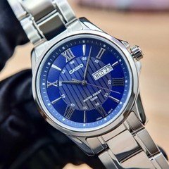 Đồng Hồ Nam Casio MTP-1384D-2AVDF Quartz Dây Da Mặt Xanh