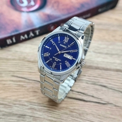 Đồng Hồ Nam Casio MTP-1384D-2AVDF Quartz Dây Da Mặt Xanh