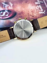 Đồng Hồ Nam Citizen Quartz Chronograph AN3612-09X Chronograph Dây Da Nâu Rose