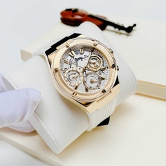 Đồng Hồ Unisex Guess Quartz GW0409L2 Dây Casu Gold