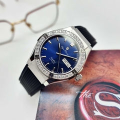 Đồng Hồ Nam Olym Pianus Automatic OP990-45ADGS-GL-X Dây Casu Đen Mặt Xanh Dương