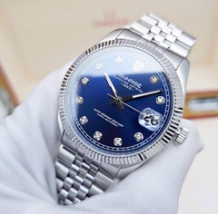 Đồng Hồ Cặp Sunrise Quartz 1255SA 2255SA Thép Trắng Blue ( Giá 1 Chiếc )