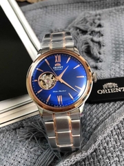 Đồng Hồ Nam Orient Automatic Bambino Open Heart Demi Rose BLue RA-AG0433L RA-AG0433L00C RA-AG0433L10B