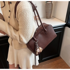 Túi Quai Xách Nữ - Giỏ Đeo Vai Kèm Móc Túi Mona - tt240927