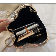 Túi Trái Tim Bling Bling Có Quai Xách Nữ - Giỏ Đeo Chéo Mona - tt230649