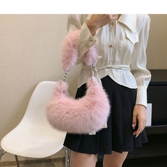 Túi Lông Đeo Vai Đeo Chéo Nữ - Giỏ Xách Kẹp Nách Mona - tt231009